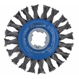 Diskveida stiepļu birste Bosch X-Lock 2608620731 Knotted Wire Wheel 115x0.5mm