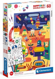 Puzle Clementoni Happy Color Double Face, 60 gab.