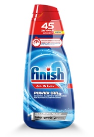 Trauku mazgāšanas želeja Finish All in 1 Max Power Gel, 0.9 l