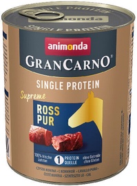 Animonda GranCarno Single Protein Dog Wet Food With Pure Horse 800g