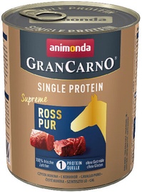 Влажный корм для собак Animonda GranCarno Single Protein, конина, 0.8 кг