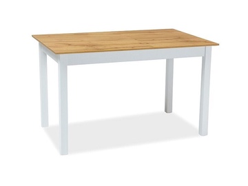 Signal Meble Horacy Extendable Table 125/170cm Wotan Oak/White Matt