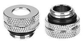 Thermaltake Pacific G1/4 Pressure Equalizer Stop Plug w/ O-Ring - Chrome