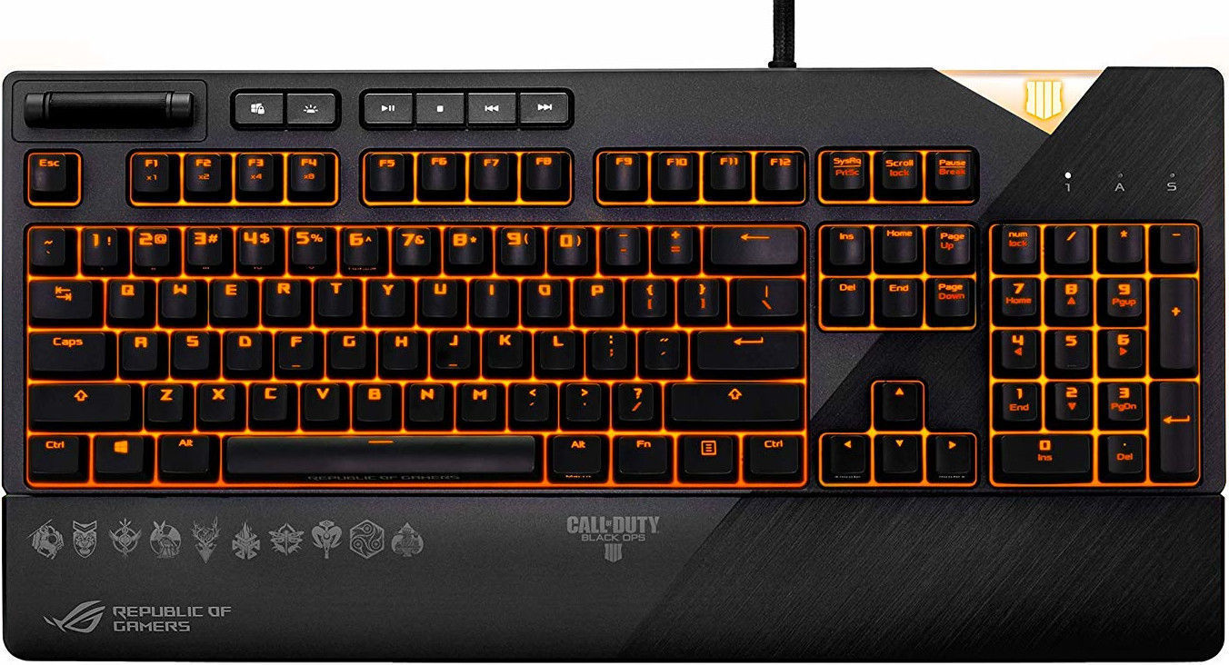 Klaviatūra Asus ROG Strix Flare Call of Duty Edition Cherry MX Red 
