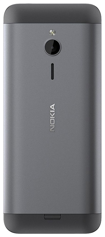 Кнопочный телефон Nokia 230 DS, 16 MB, серебристый