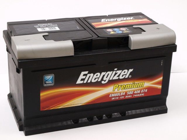 Akumuliatorius Energizer Premium EM80LB4, 12 V, 80 Ah, 740 A