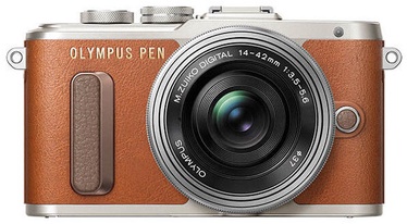 Olympus PEN E-PL8 + 14-42mm Brown Silver