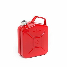 Degvielas kanna 5L, sarkana, skrūvējama