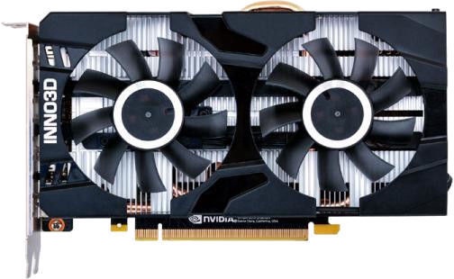 Vaizdo plokštė Inno3D GeForce GTX 1660 Twin X2 N16602-06D5-1510VA15, 6 GB, GDDR5