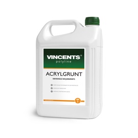 Grunts universāls Vincents Polyline Acrylgrunt, balta, 10 l