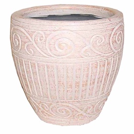 Puķu pods, keramikas, bēšs