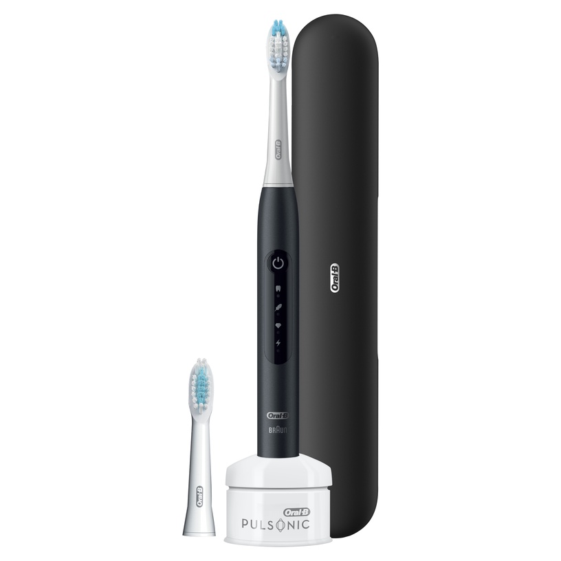 Elektriskā zobu birste Oral-B Pulsonic Slim Luxe 4500 Matte Black, melna