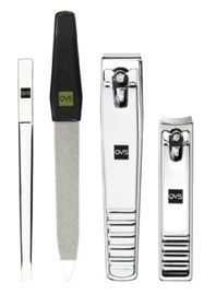 Manikīra un pedīkīra komplekts QVS Essential Grooming Kit, 4 gab.