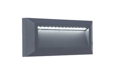 Светильник Lutec Helena, 10Вт, LED, IP54, aнтрацит, 23 см x 10.1 см