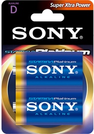 Sony Stamina Platinum LR20 Battery x2