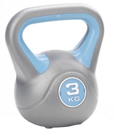 York Fitness Kettlebell 3kg Silver/Blue
