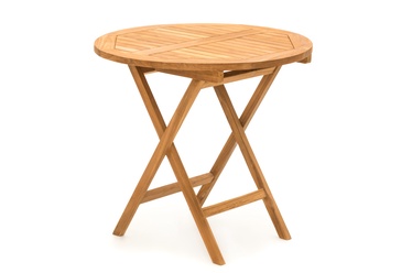 Lauko stalas 4Living Helen Teak, 80 x 80 x 75 cm