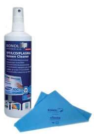 Komplektid Ronol Duo Clean for TFT/LCD Screens 250ml + Vileda microfiber cloth