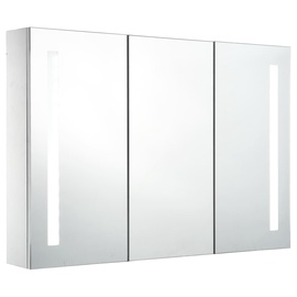 Шкаф для ванной VLX 285126, белый, 14 x 89 см x 62 см