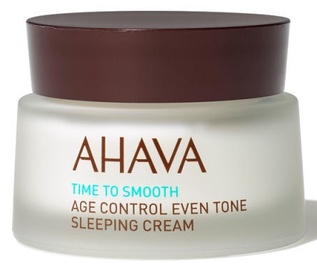 Veido kremas Ahava Time To Smooth Even Tone Sleeping Cream, 50 ml