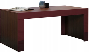 Kafijas galdiņš Pro Meble Milano Walnut/Red, 1200x600x500 mm