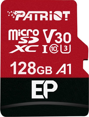 Mälukaart Patriot V30, 128 GB, 90 Mb/s - 80 Mb/s