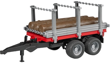 Bruder Timber Trailer With 3 Trunks 02213