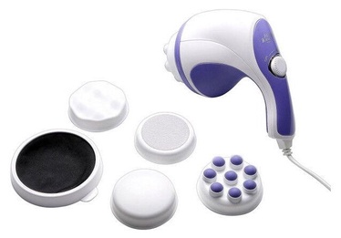 Masāžas ierīce Relax Spin & Tone, 0.94 kg, balta/violeta