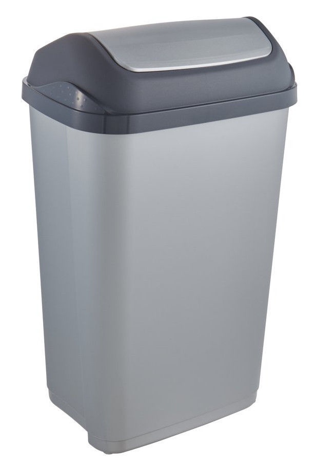 Prügikast Keeeper 10308160, hall, 50 l, 61.5 cm x 29 cm