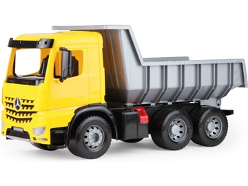 Rotaļlietu smagā tehnika Lena Arocs Dump Truck 2064E, dzeltena
