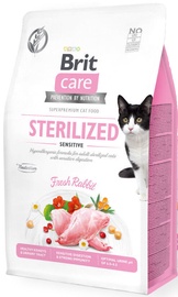 Сухой корм для кошек Brit Care Sterilised Sensitive, крольчатина, 0.4 кг