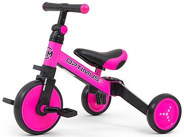 Triratukas Milly Mally Optimus Ride On 3in2, juodas/rožinis