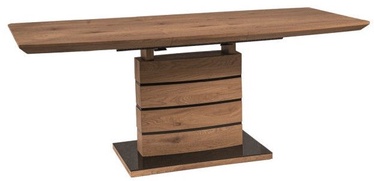 Söögilaud pikendatav Modern Leonardo, tamm, 1400 - 1800 mm x 760 mm x 800 mm