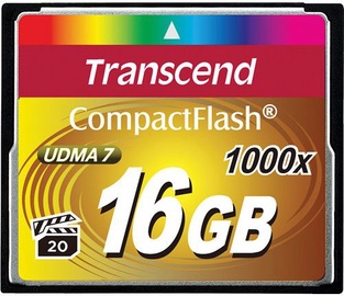 Atmiņas karte Transcend 16GB Compact Flash Ultimate 1000x