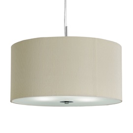 Klasikinis pakabinamas šviestuvas Searchlight Drum Pleat 2356-60CR, 3 x 7W E27