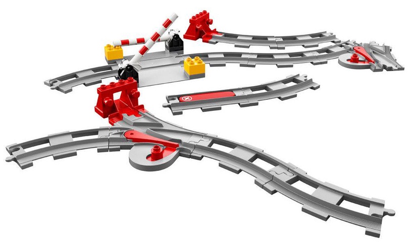 Konstruktors LEGO Duplo Dzelzceļa sliedes 10882, 23 gab.