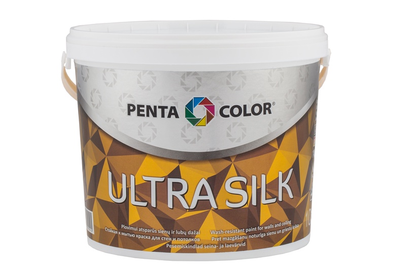 Dispersioonvärv Pentacolor Ultra Silk, valge, 10 l