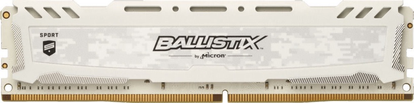 Operatīvā atmiņa (RAM) Crucial Ballistix Sport LT White, DDR4, 8 GB, 3200 MHz