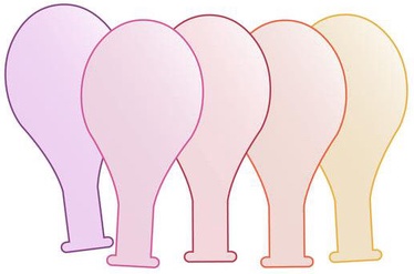 BubaBloon Latex Balloons 5pcs