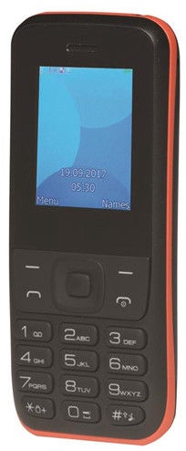 Mobilusis telefonas Denver FAS-18200M, juodas/raudonas
