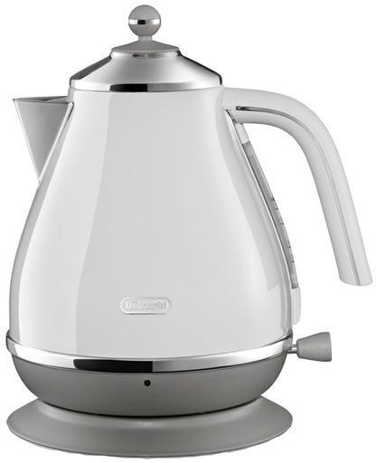 Elektriline veekeetja DeLonghi KBOC2001.W, valge, 2000 W (kahjustatud pakend)