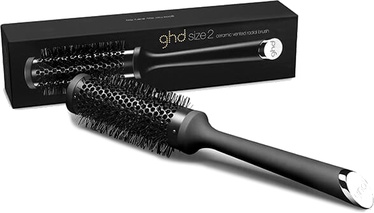 Matu ķemme GHD Ceramic Vented Size 2, melna