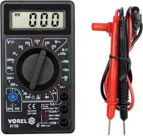 Vorel Digital Multimeter 81780 600V CAT I 5A