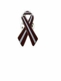 Broša Metal Ribbon Design, daudzkrāsaina