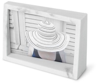 Umbra Edge Marble Photo Frame White 10x15cm