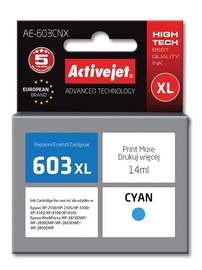 Activejet Ink Cartridge For Epson Cyan AE-603