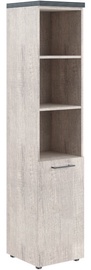 Офисный шкаф Skyland Torr THC 42.5 Left Canyon Oak, 43x196.8x45.2 см