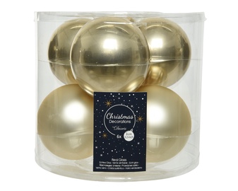 Eglutės žaisliukas Kaemingk 140684 Champagne, 80 mm, 6 vnt.