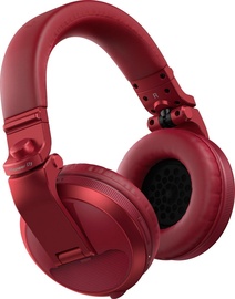 Ausinės Pioneer HDJ-X5BT Over-Ear Bluetooth DJ Red, belaidės