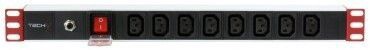 Techly Pro Rack Power Strip 1U 8xIEC